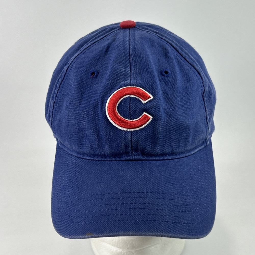 Vintage Chicago Cubs Baseball Hat Cap Small Medium Youth Blue Twins Enterprise
